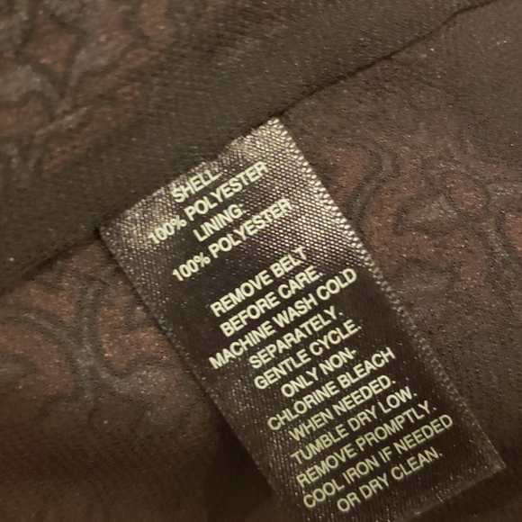 WHBM Red Labyrinth Print Chemise Dress sz XL - Picture 8 of 10